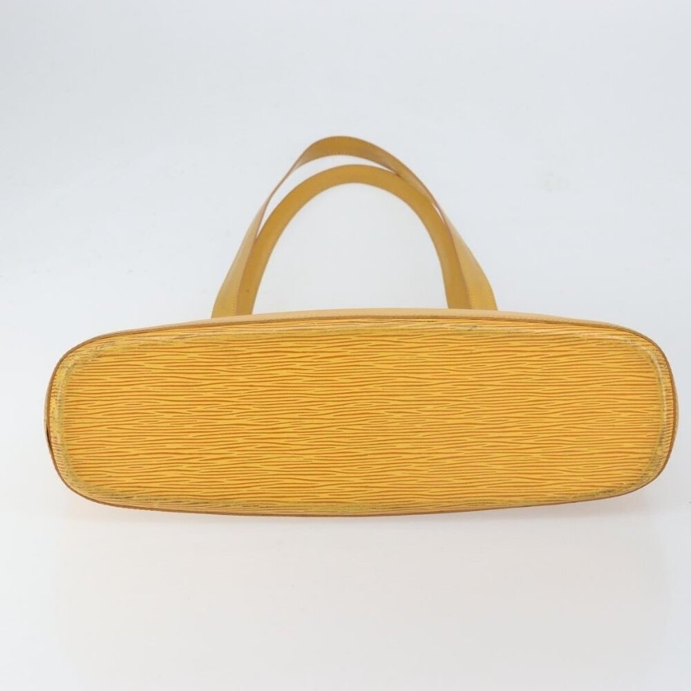 Authentic LOUIS VUITTON Epi Lussac Shoulder Bag Yellow M52289 LV - Picture 12 of 16